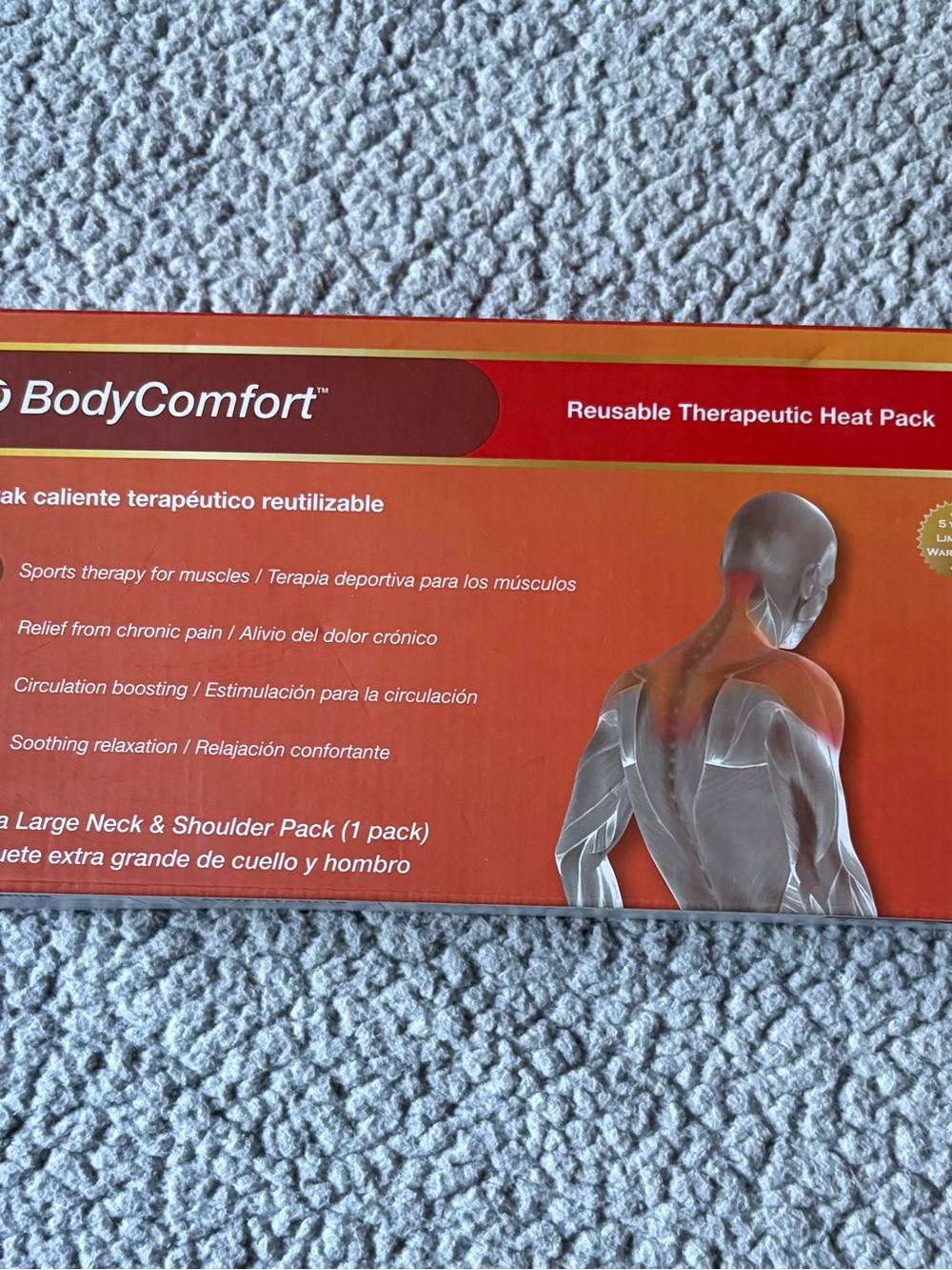 Body Comfort Reusable Therapeutic Heat Pack